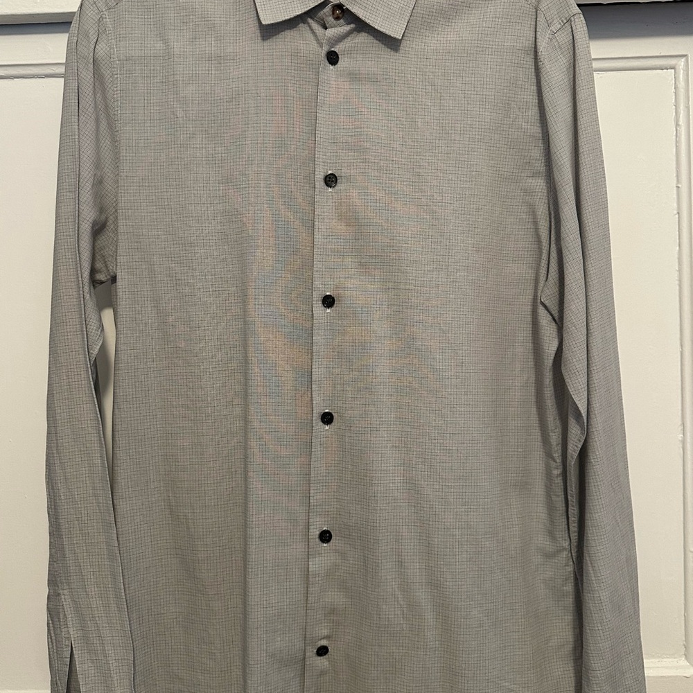 Balenciaga Gray Button Down Shirt size 39